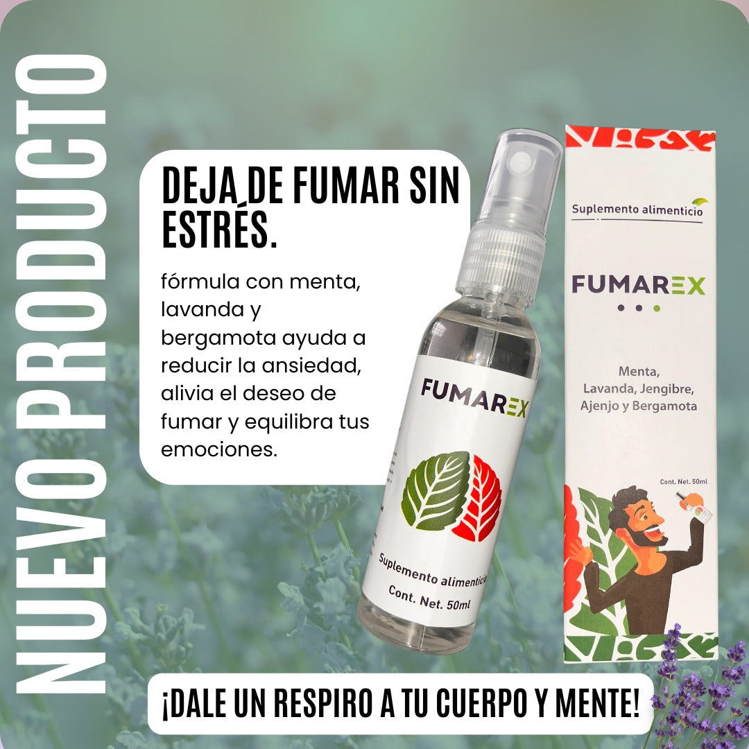 FUMAREX™ Suplemento Natural en Spray para Ayudar a dejar de Fumar