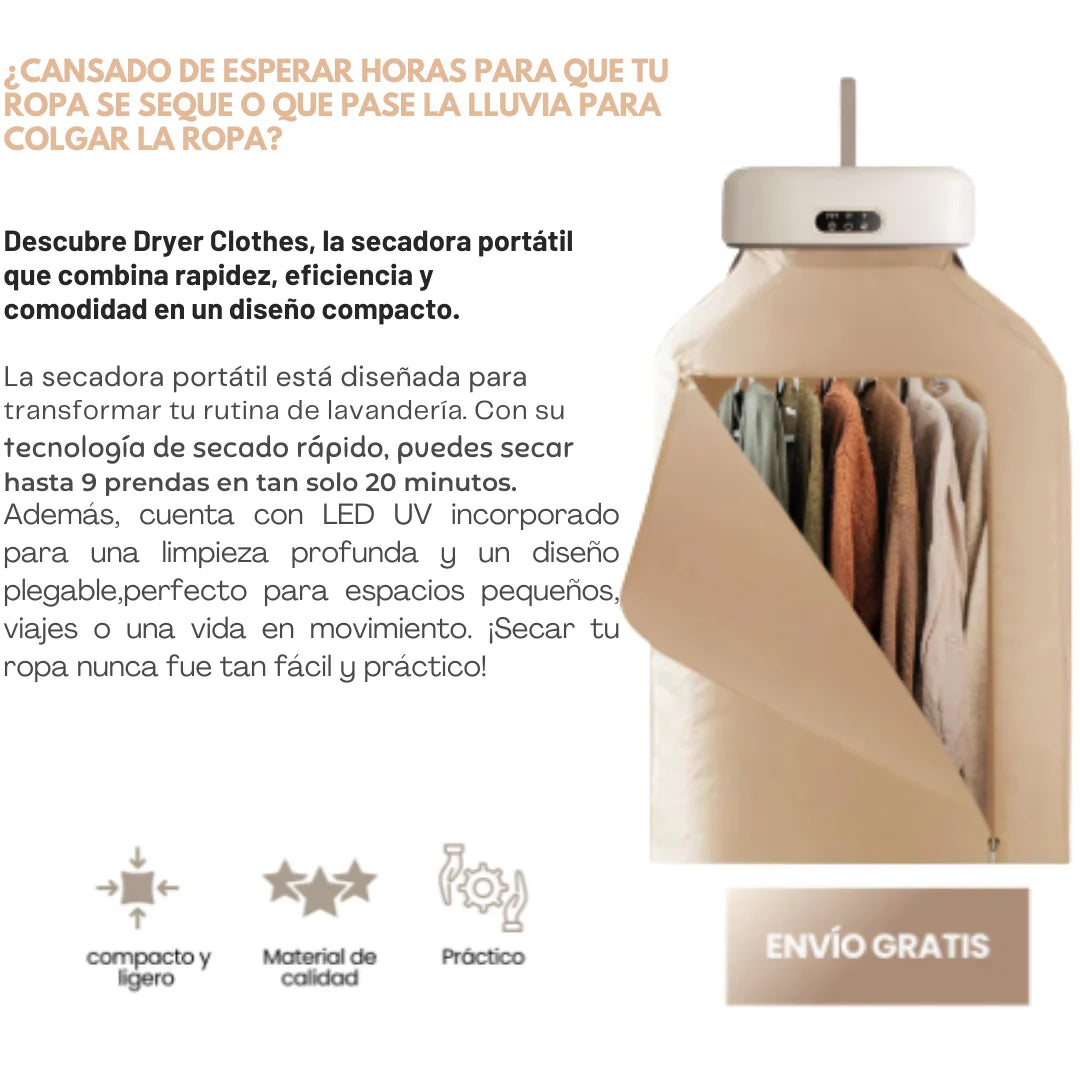 Secadora de Ropa Eléctrica Portátil DRYER CLOTHES ™
