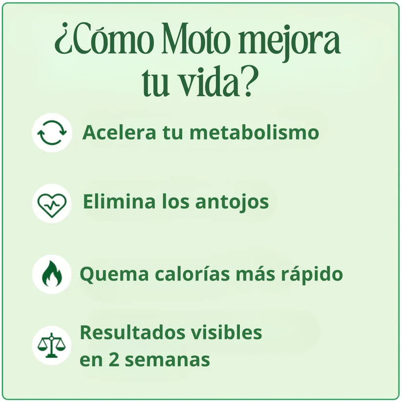 MOTO – Acelera tu Metabolismo y Quema Grasa en Solo 7 Días (Fórmula Natural)