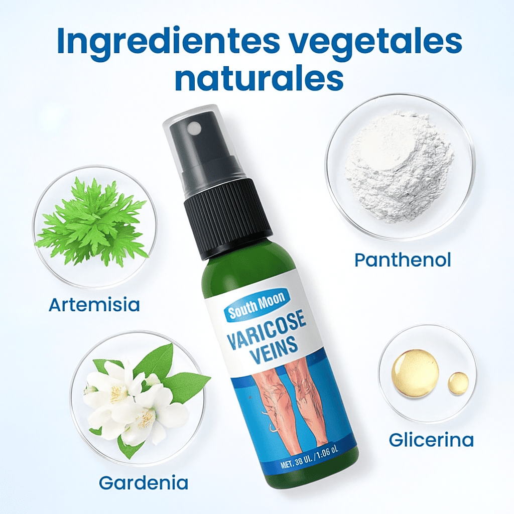 Varicose Veins™ Spray Anti Várices – Piernas más sanas, ligeras y sin dolor