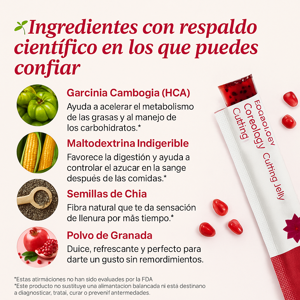 Coleology Jelly™ - Barritas de Gelatina Adelgazantes que Cuidan tu Cuerpo y tu Piel