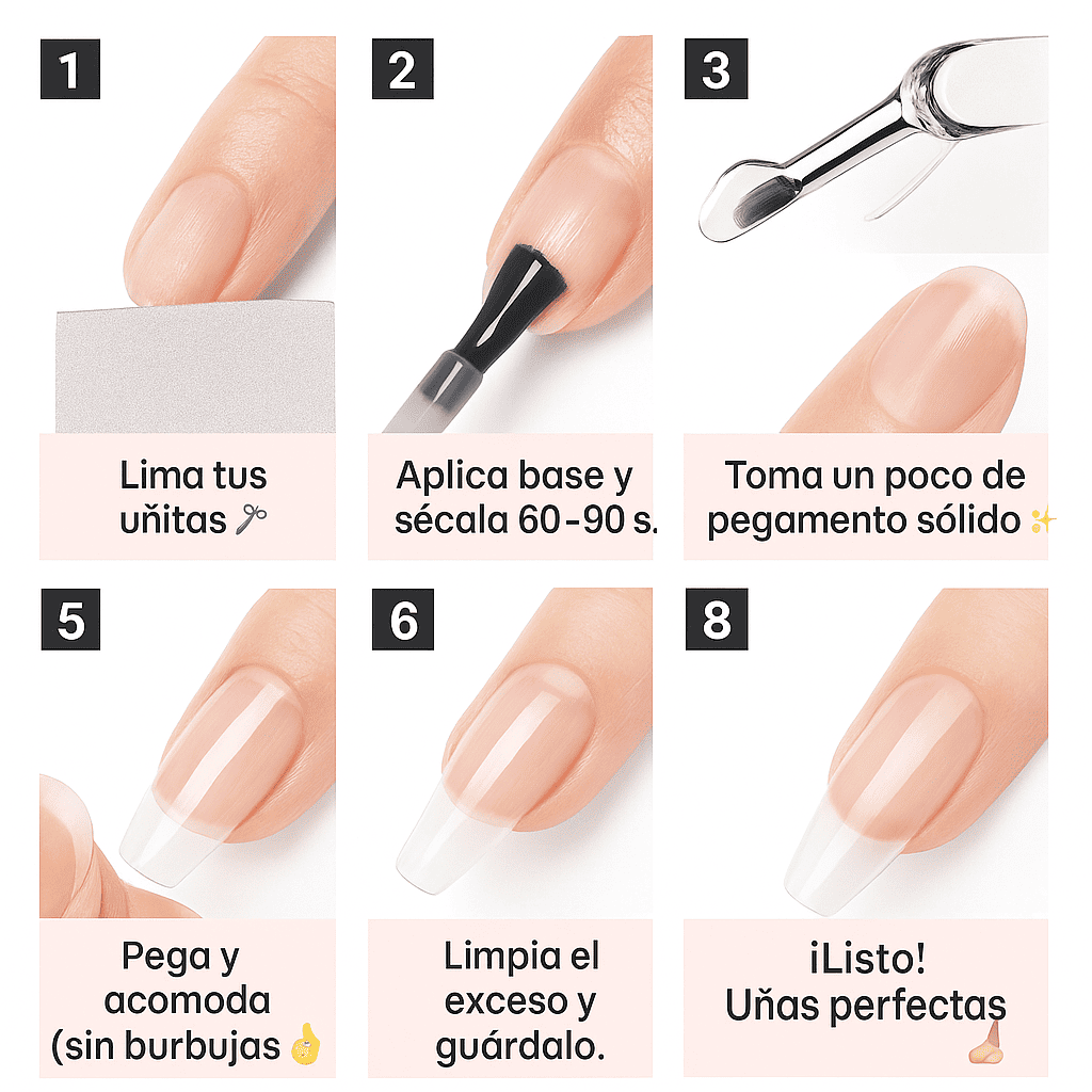 ✨ Kit NailPro Gellen – Uñas perfectas en minutos desde casa