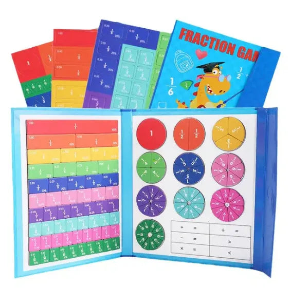 Libro Interactivo de Fracciones con Imanes – Aprende Jugando 📚🧲