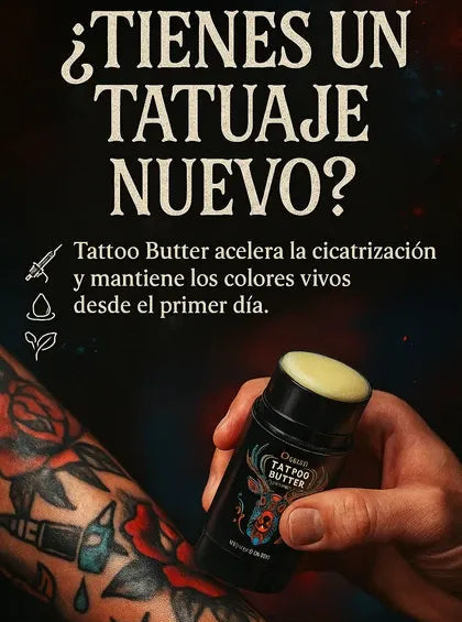 Tattoo Butter O’Cheal™ – Cuidado total para tu tatuaje