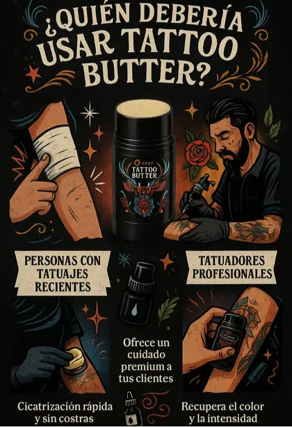 Tattoo Butter O’Cheal™ – Cuidado total para tu tatuaje