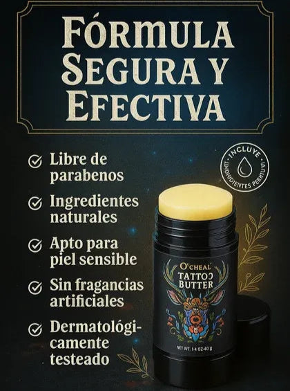 Tattoo Butter O’Cheal™ – Cuidado total para tu tatuaje