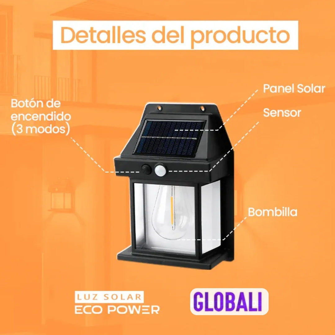 Luz Solar ECOPOWER - Paga 1 y Lleva 2