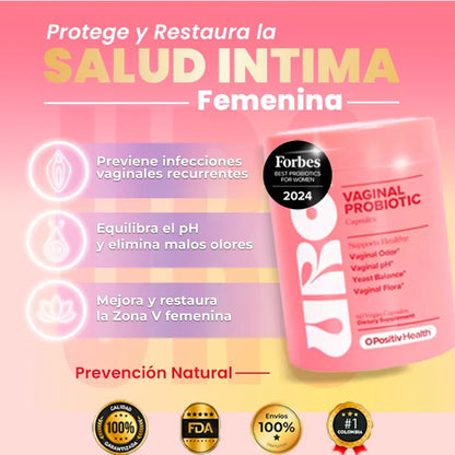 🔥¡Compra Hoy URO Probiótico Vaginal y Recibe GRATIS el Suplemento Anti-Edad de Vital Herb!