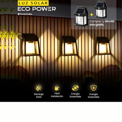 Luz Solar ECOPOWER - Paga 1 y Lleva 2