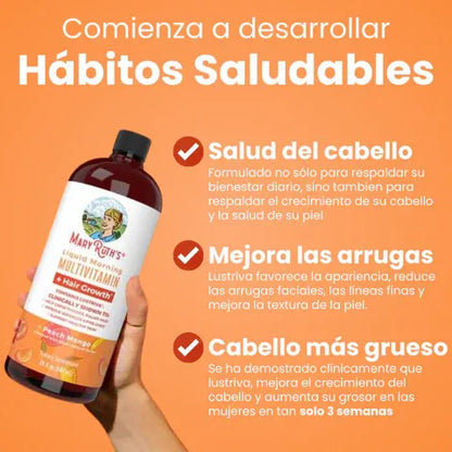 Multivitamínicos Original Mary Ruth´s: ¡Energía, Defensas y Belleza Radiante en un Solo Combo! 🌟🍊