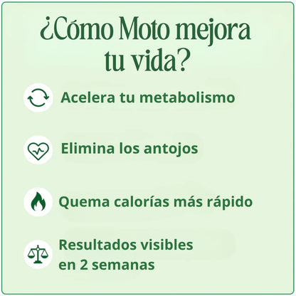 MOTO – Acelera tu Metabolismo y Quema Grasa en Solo 7 Días (Fórmula Natural)