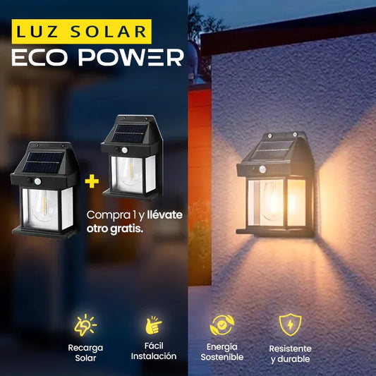 Luz Solar ECOPOWER - Paga 1 y Lleva 2