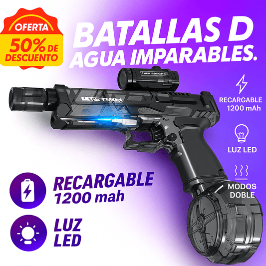 HydroBlaster X™ – La Pistola de Agua Más Brutal