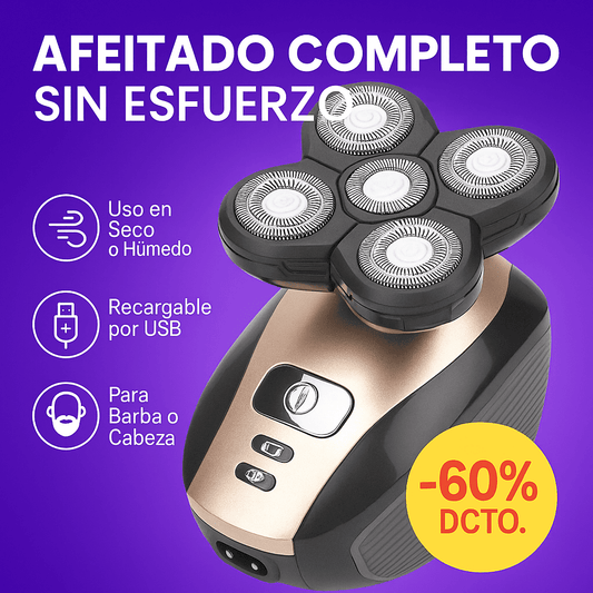 BarberPro 5 en 1™ – Afeitadora Inteligente Todo Terreno