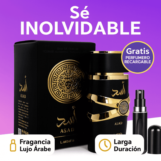 🔥 ASAD Lattafa™ – Poder y Elegancia en Cada Gota