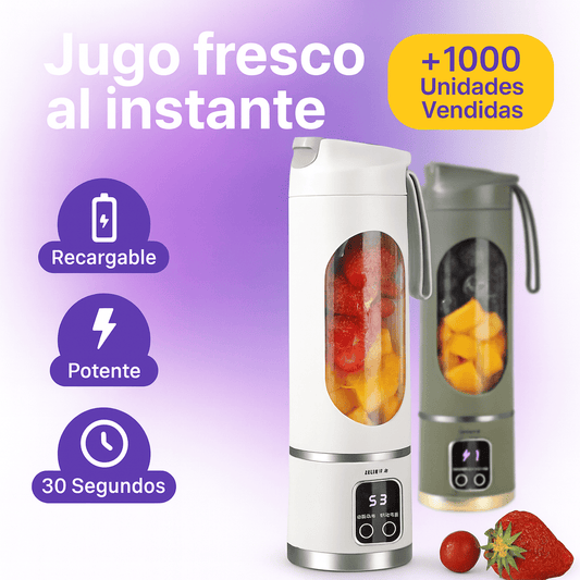 Licuadora Portátil Deluxe™ – Jugo fresco donde quieras