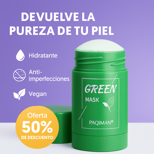 Green Mask Stick™ – Limpieza Profunda en 10 Minutos