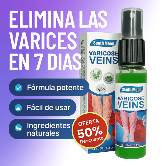Varicose Veins™ Spray Anti Várices – Piernas más sanas, ligeras y sin dolor