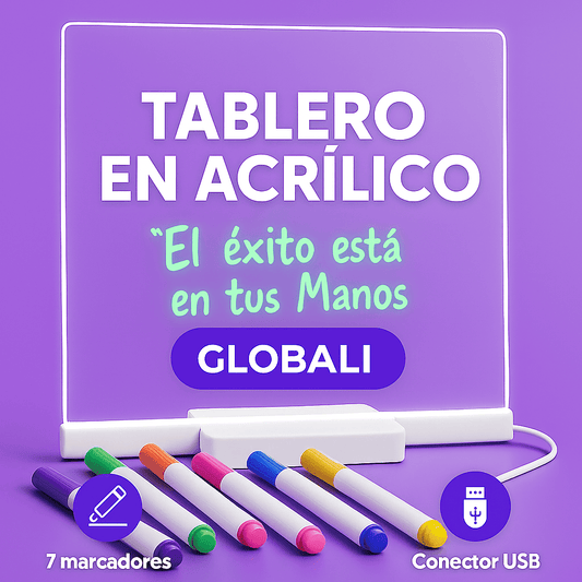 Tablero LED Creativo™ – ¡Escribe, ilumina e inspira!