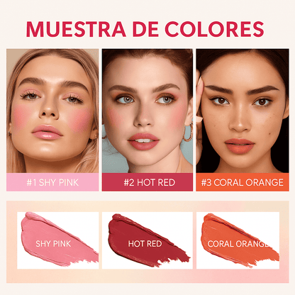 Barra Blush™ 3 en 1 – Rubor, Labial y Sombra Ojos *OFERTA 2X1*