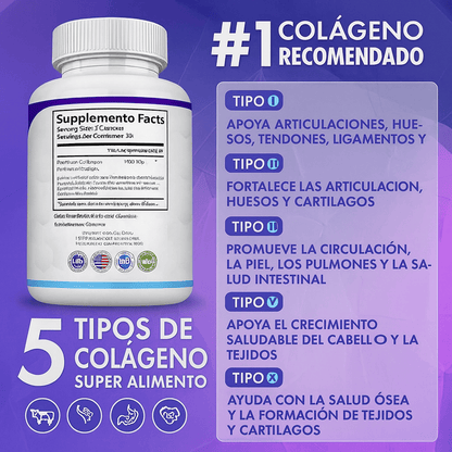 ✨ Collagen Peptides™ – Juventud y movimiento en cada cápsula ✨