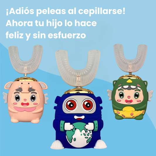 Cepillo Eléctrico Infantil “Happy Smile” con Espuma Dental Divertida 🦷✨