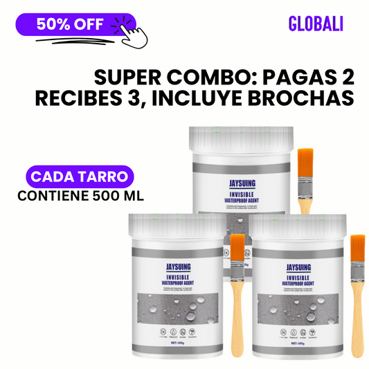 Impermeabilizante Transparente JAYSUING® - Calidad Premium, Pagas 2 Llevas 3