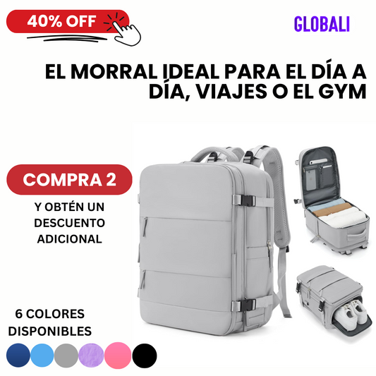 🔥 Morral Viajero Multifuncional: ¡Estilo, Espacio y Comodidad en Uno!