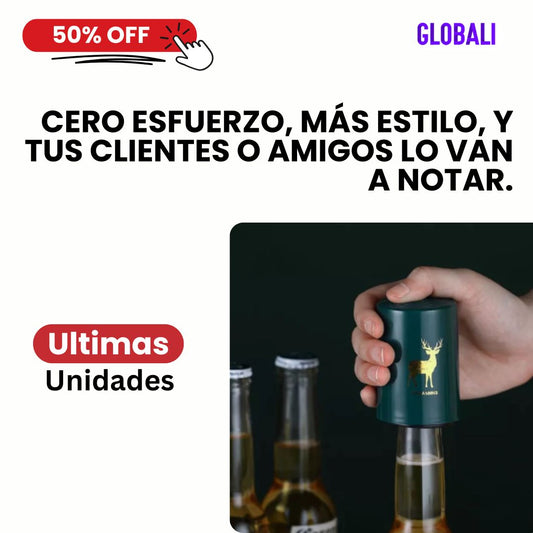 ¡Conocé DestáPop™! El abridor automático magnético que revoluciona tu cocina o tu negocio 🍻