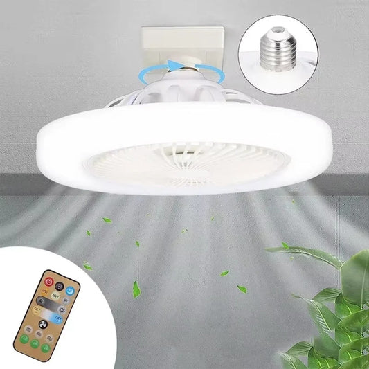 FocoBreeze® - Lampara Luz LED con Ventilador