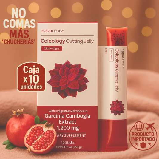 Coleology Jelly™ - Barritas de Gelatina Adelgazantes que Cuidan tu Cuerpo y tu Piel