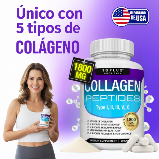 ✨ Collagen Peptides™ – Juventud y movimiento en cada cápsula ✨