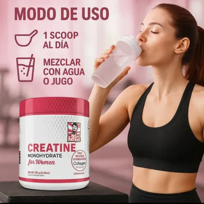 Creatina con Colágeno + BCAA 🍑 - Marca Old School ORIGINAL