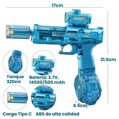 HydroBlaster X™ – La Pistola de Agua Más Brutal